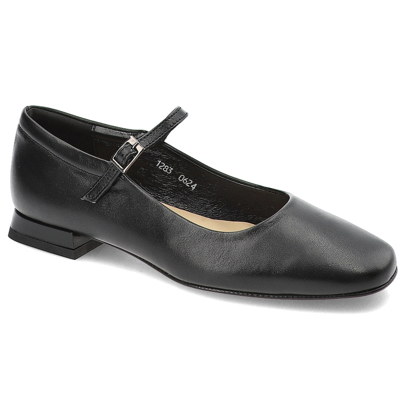 Czarne Półbuty Armodo Stylowe Obuwie Damskie