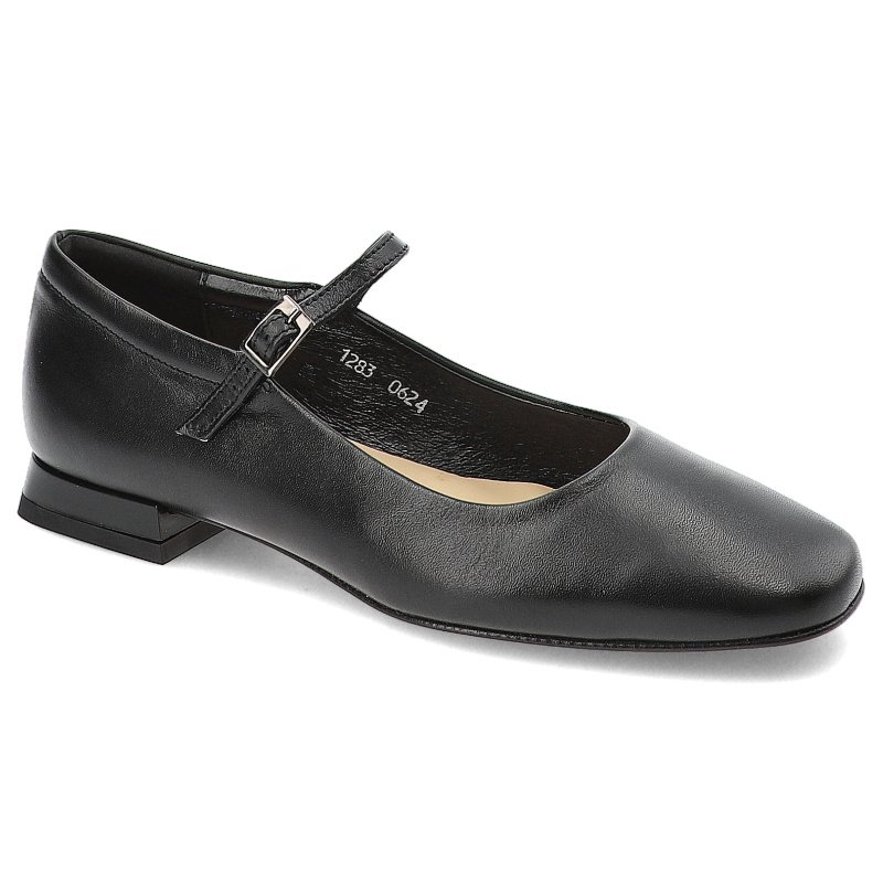 Czarne Półbuty Armodo Stylowe Obuwie Damskie