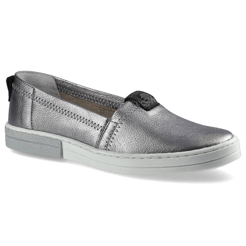 Półbuty damskie Pollonus, wsuwane i na płaskiej podeszwie, 5-1143-003,