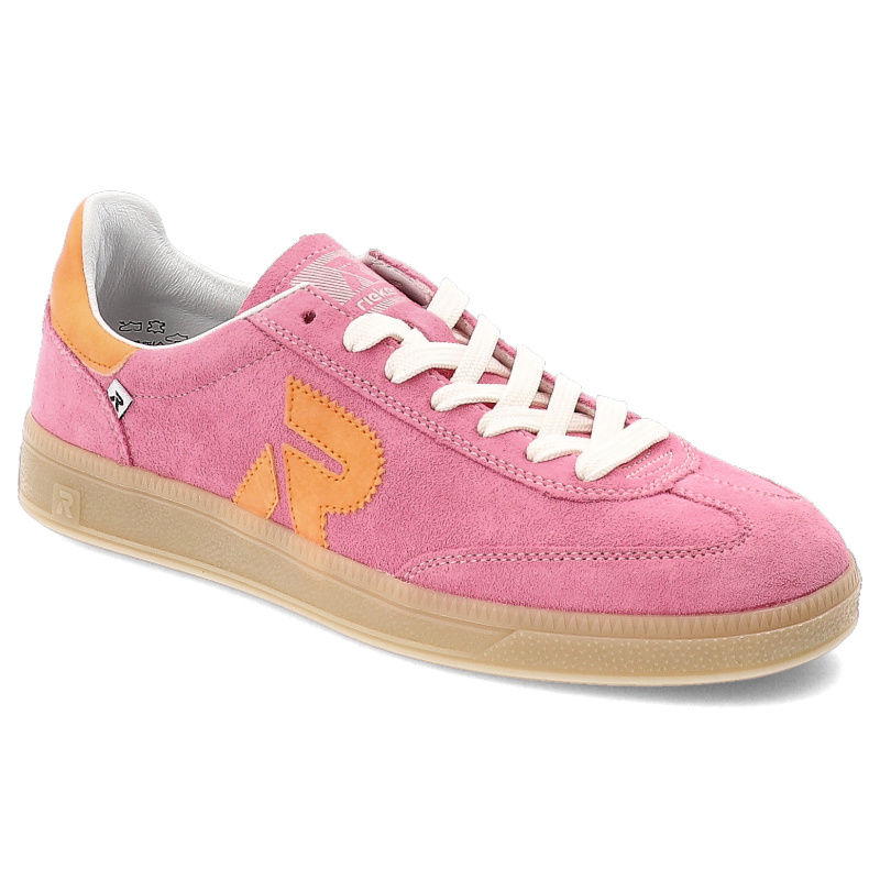 Różowe Sneakersy Rieker Modne Obuwie Damskie