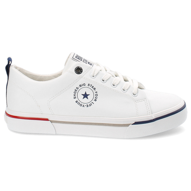 Białe Trampki Big Star Sportowe Obuwie Męskie