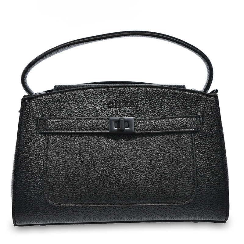 Czarny Kuferek Big Star Elegancka Torebka Damska