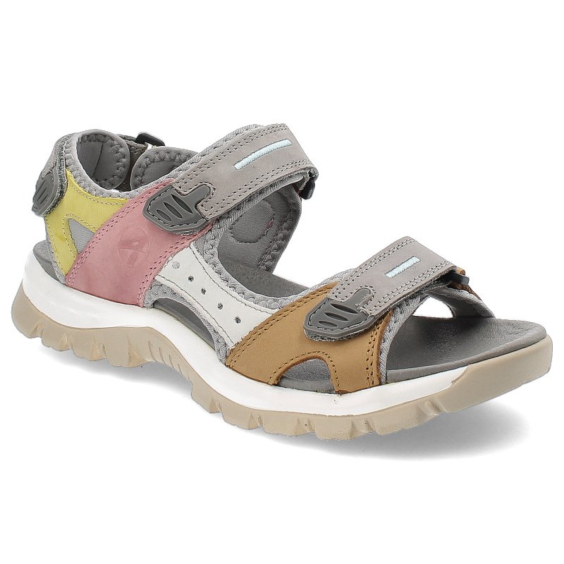 Szare Sandały Artiker Modne Obuwie Damskie