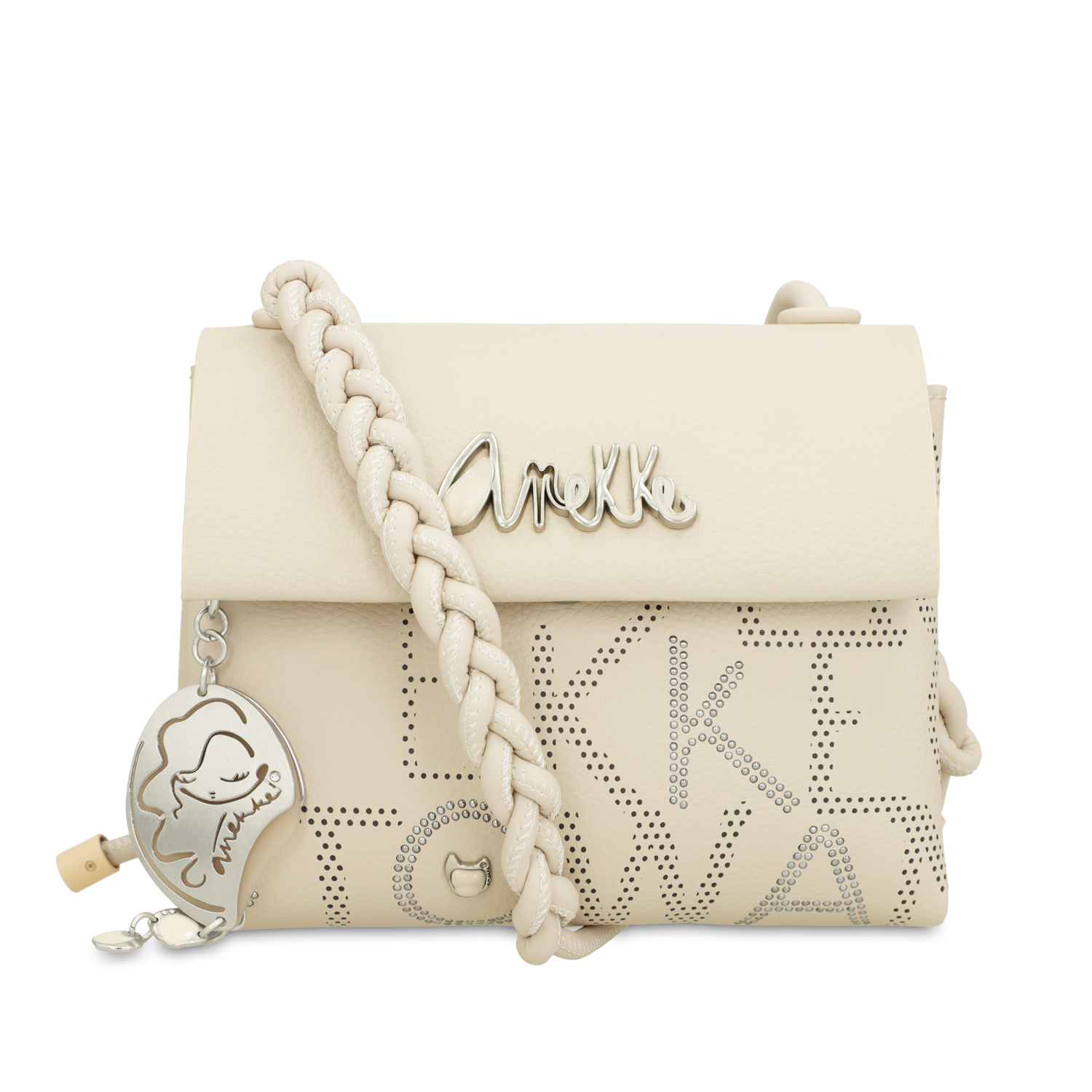 Beżowa Elegancka Torebka Damska Anekke Edycja Limitowana