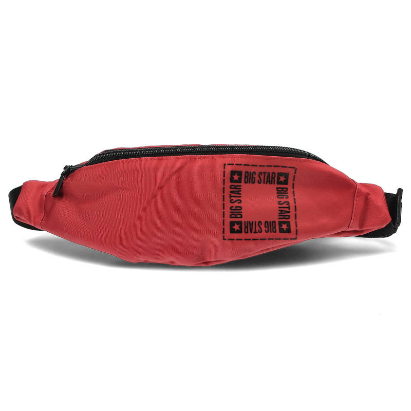 Nerka damska Big Star, wytrzymały materiał tekstylny z pojemną komorą zapinaną na zamek, czerwona, II574033