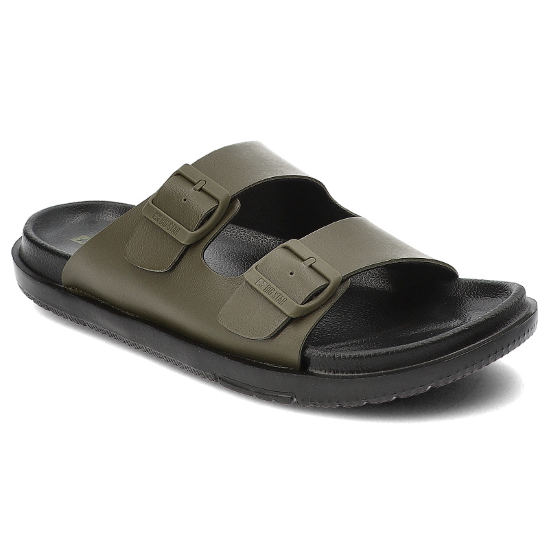 Zielone Klapki Big Star Modne Obuwie Męskie