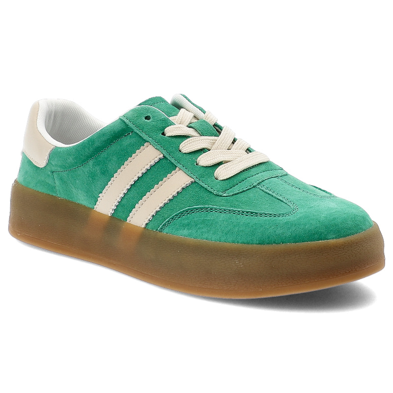 Zielone Sneakersy Filippo Sportowe Obuwie Damskie