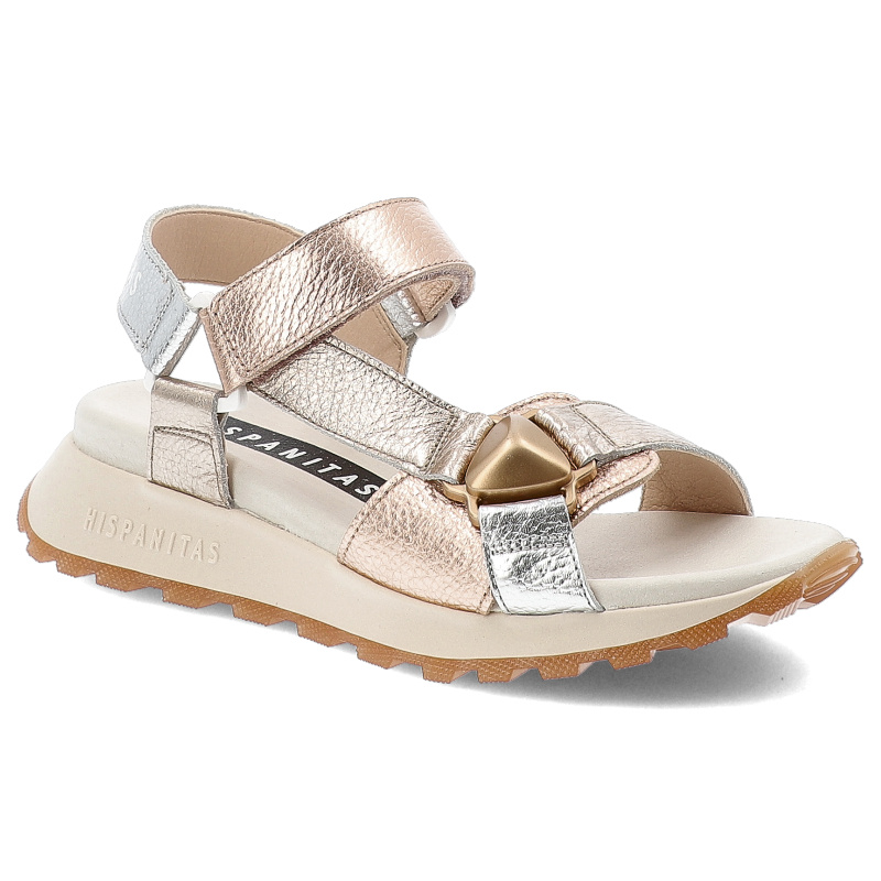 Złote Sandały Hispanitas Stylowe Obuwie Damskie