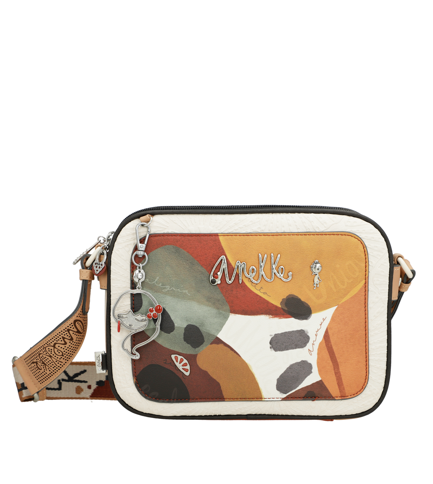 Pomarańczowa Stylowa Torebka Damska Anekke