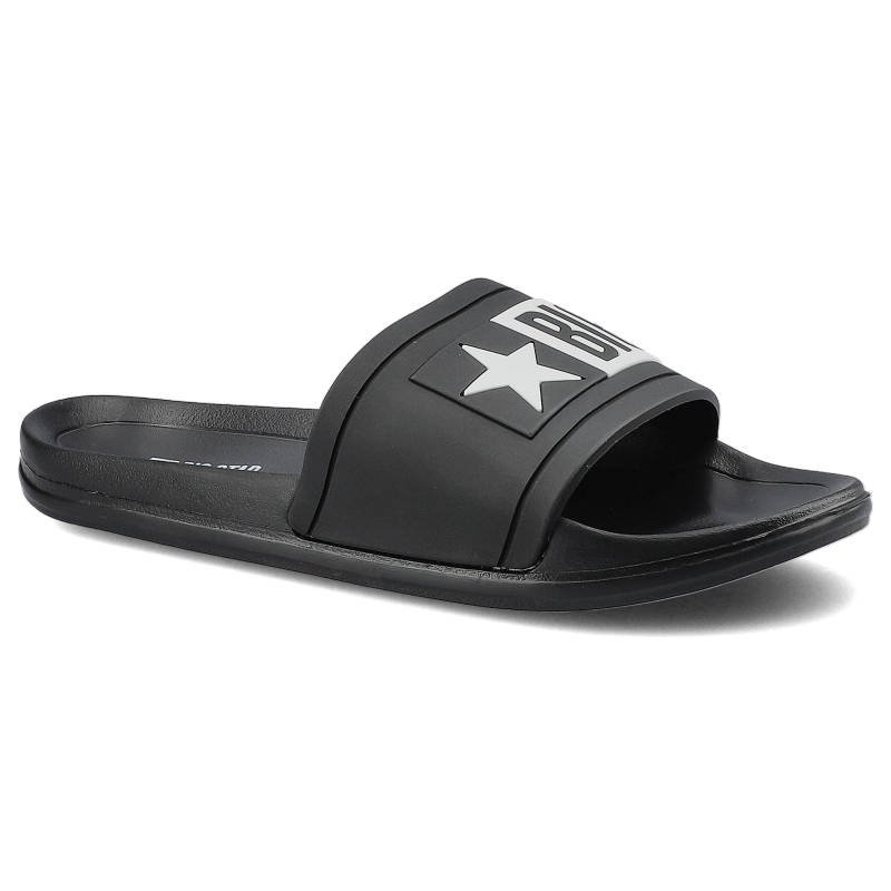 Klapki damskie Big Star, wsuwane basenowe klapki z tworzywa, czarne, DD274A266