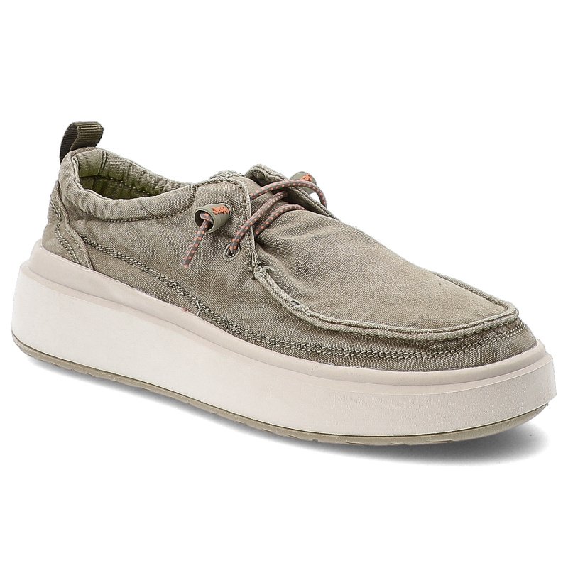 Szare Półbuty Jeep Wsuwane Obuwie Damskie