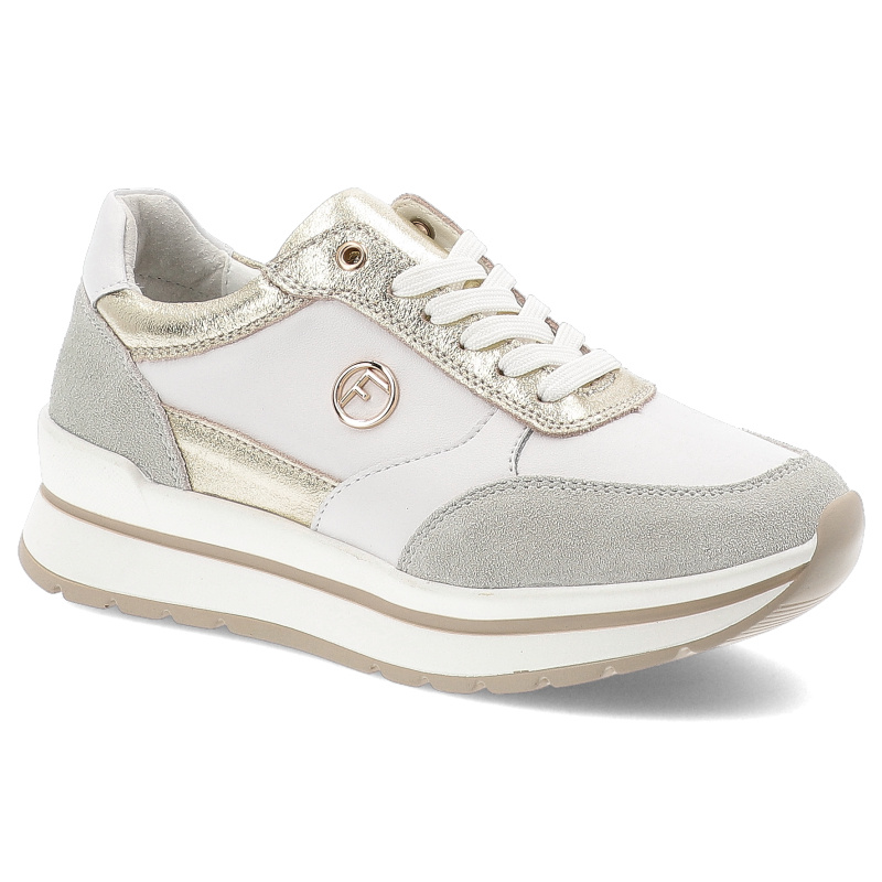 Białe Sneakersy Filippo Modne Obuwie Damskie