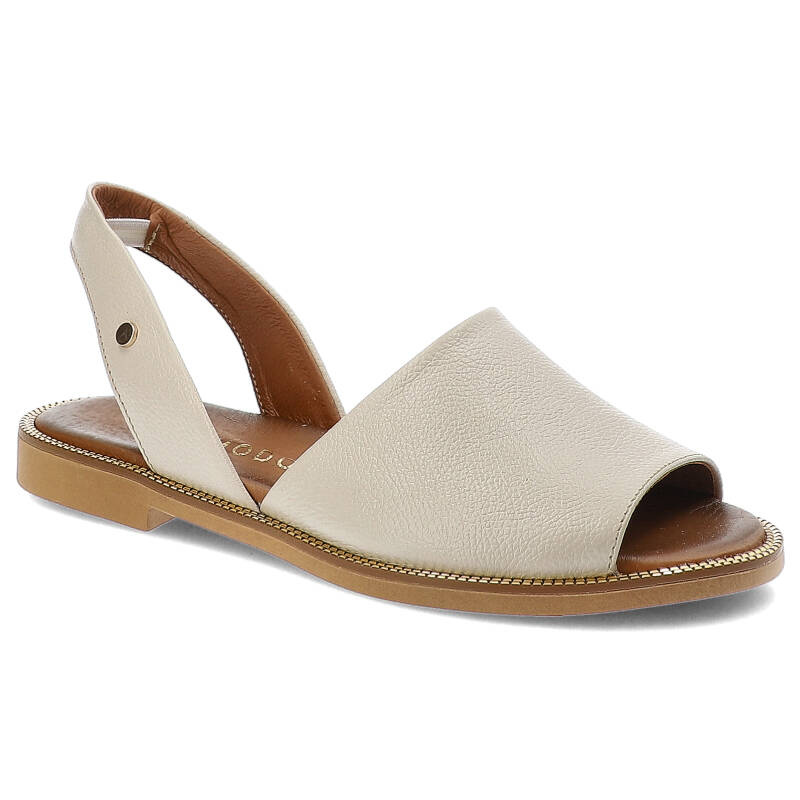 Beżowe Sandały Armodo Eleganckie Buty Damskie