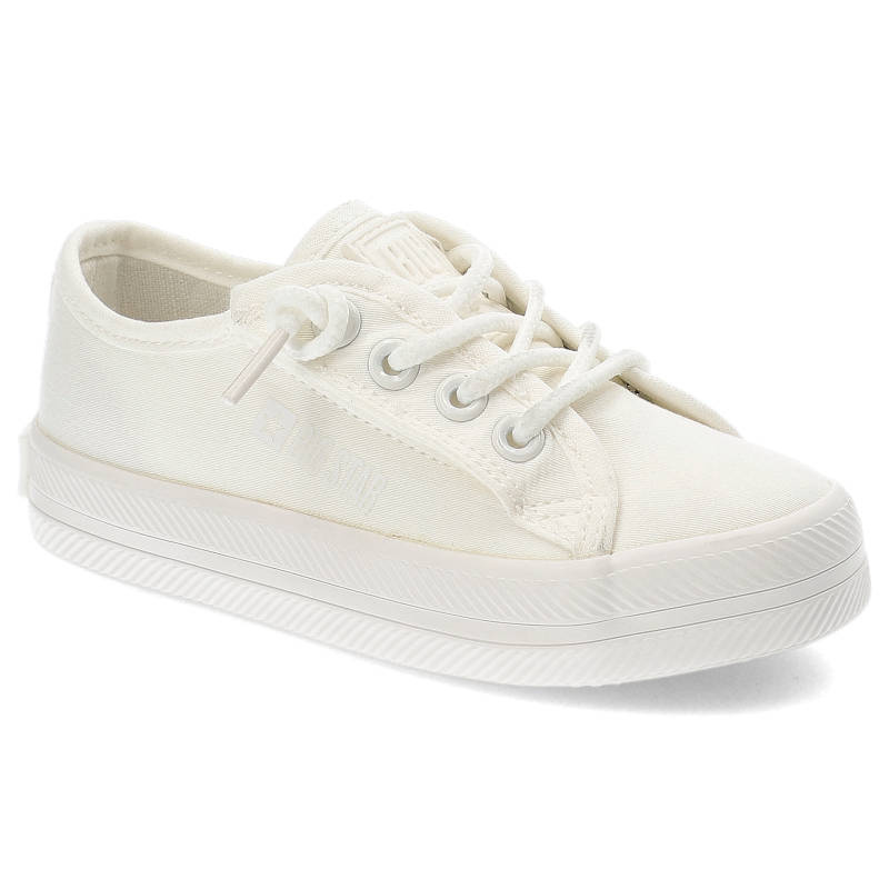 Białe Trampki Big Star Dziecięce Zapinane Na Rzep