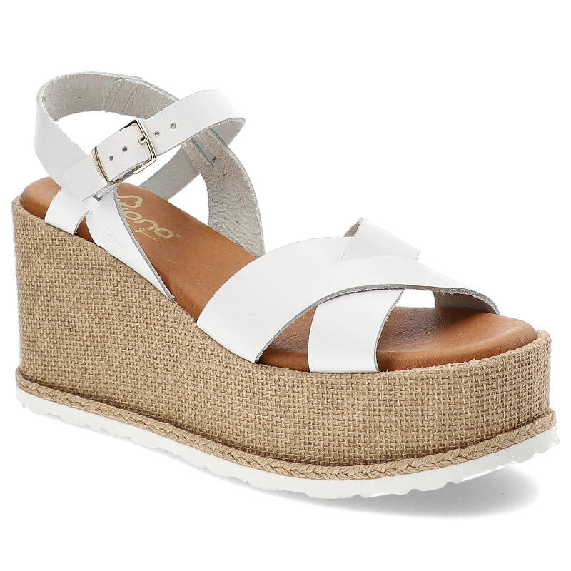 Białe Sandały Yokono Stylowe Obuwie Damskie
