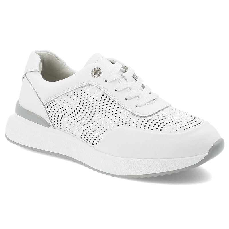 Białe Sneakersy S.Barski Sportowe Obuwie Damskie