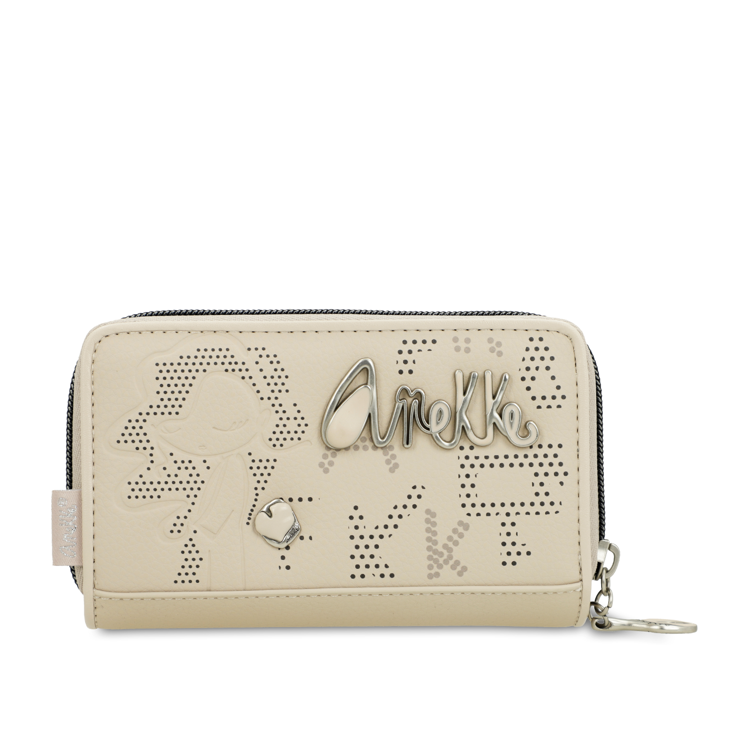 Beżowy Damski Portfel Anekke Edycja Limitowana