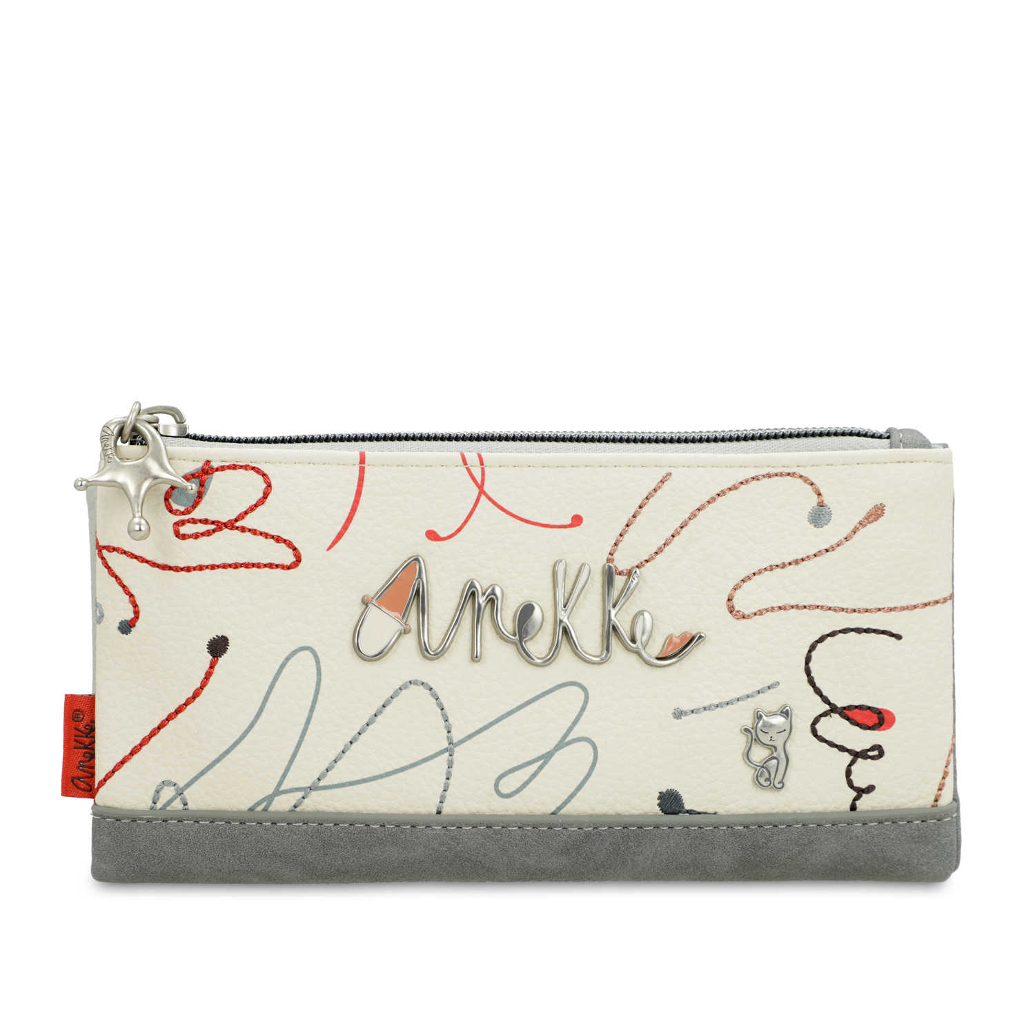 Wielobarwny Duży Portfel Damski Anekke Idealny Na Prezent