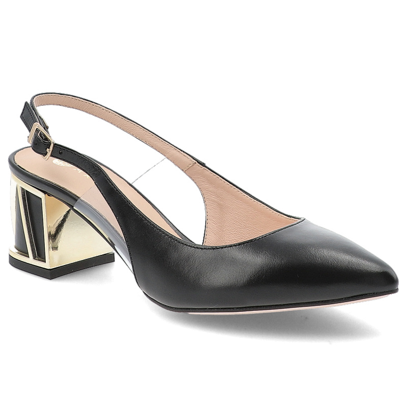 Czarne Czółenka Armodo Eleganckie Obuwie Damskie