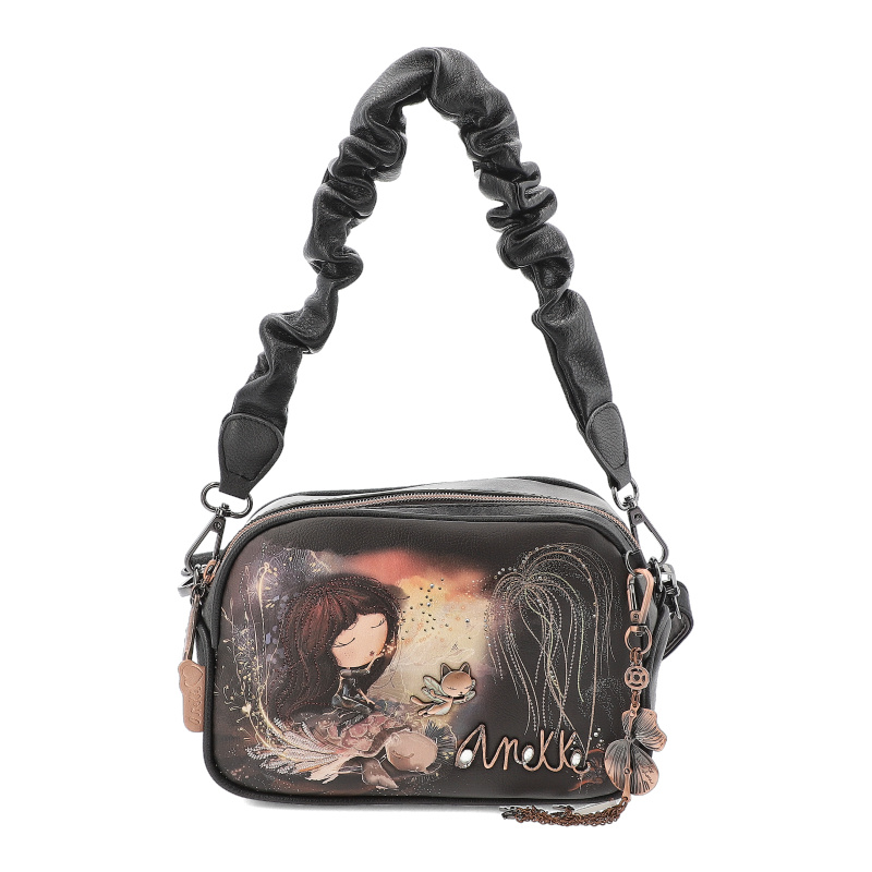 Brązowa Zgrabna Torebka Damska Anekke Premium