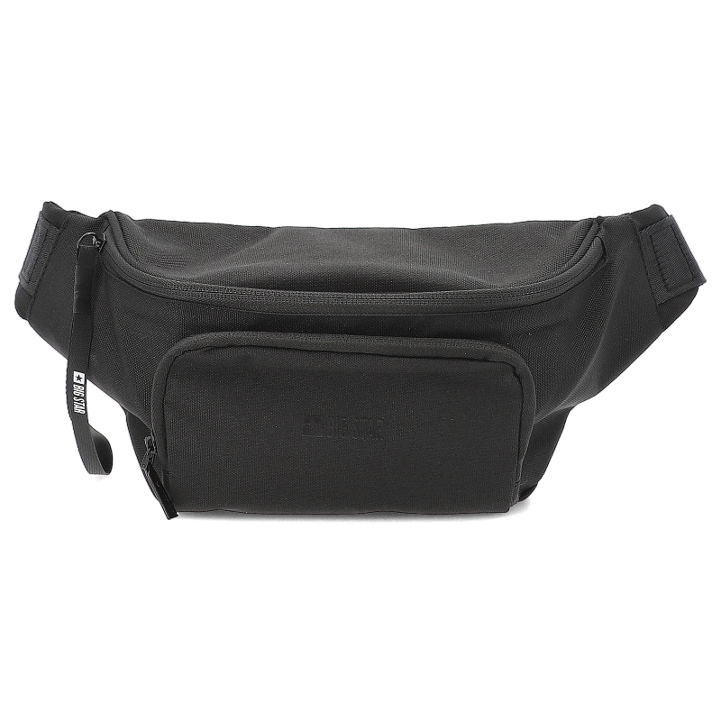 Torba unisex saszetka Big Star, mała kompaktowa z regulowanym paskiem na zamek, czarna, RR574017