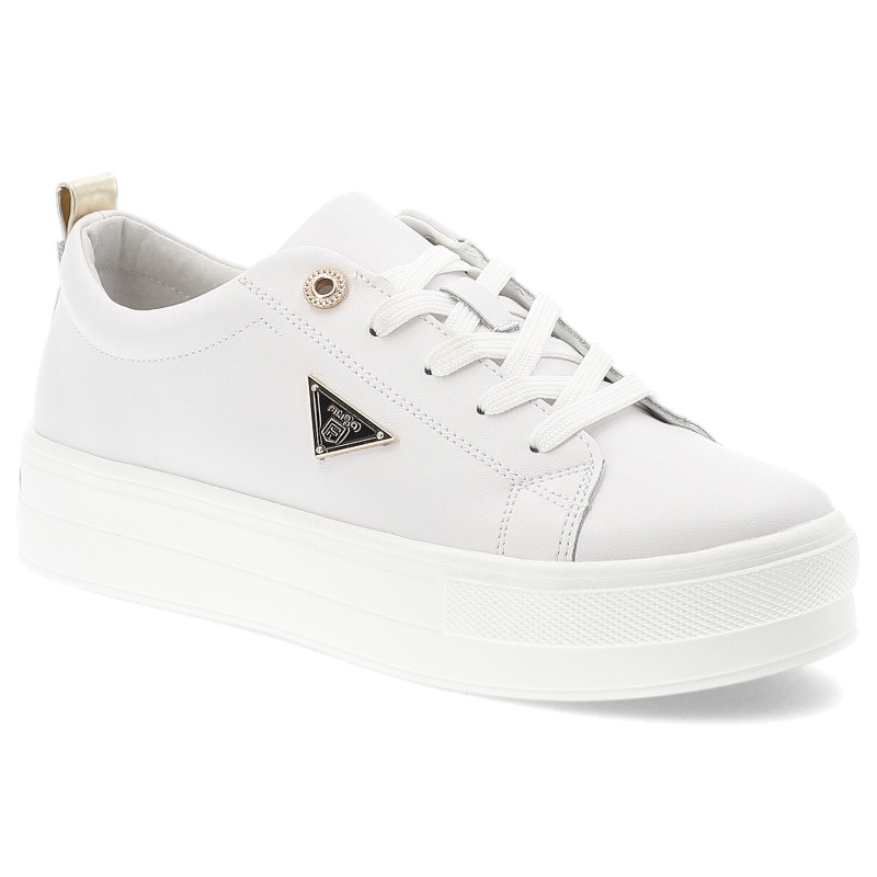 Białe Sneakersy Filippo Wygodne Obuwie Damskie