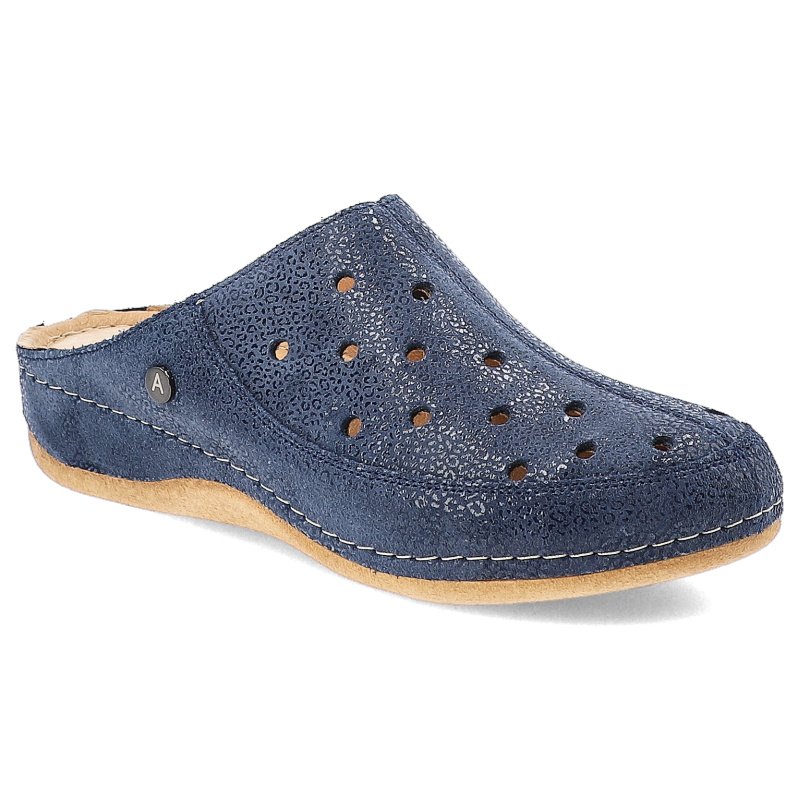 Granatowe Klapki Armodo Stylowe Obuwie Damskie Puma