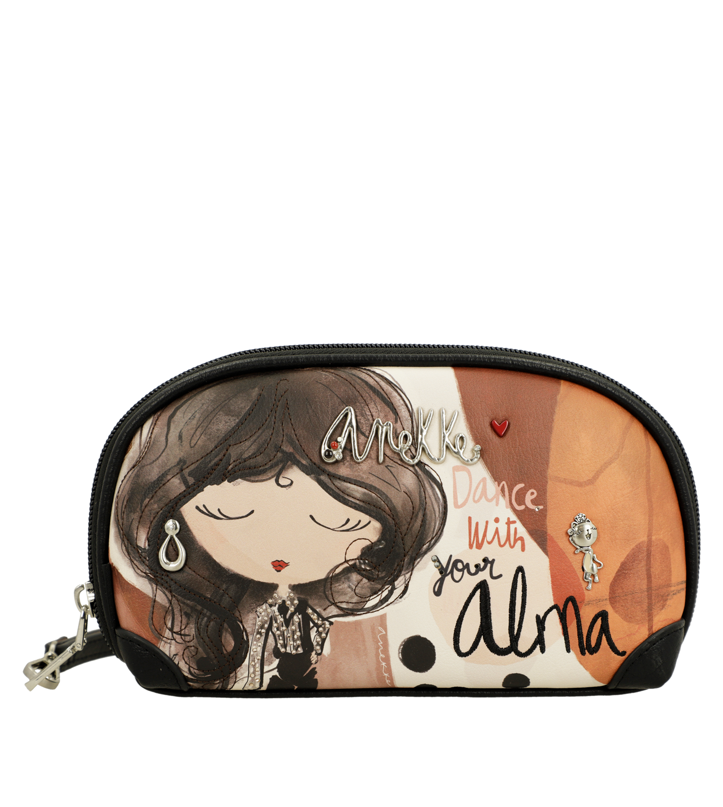 Pomarańczowy Damski Portfel Anekke Alma