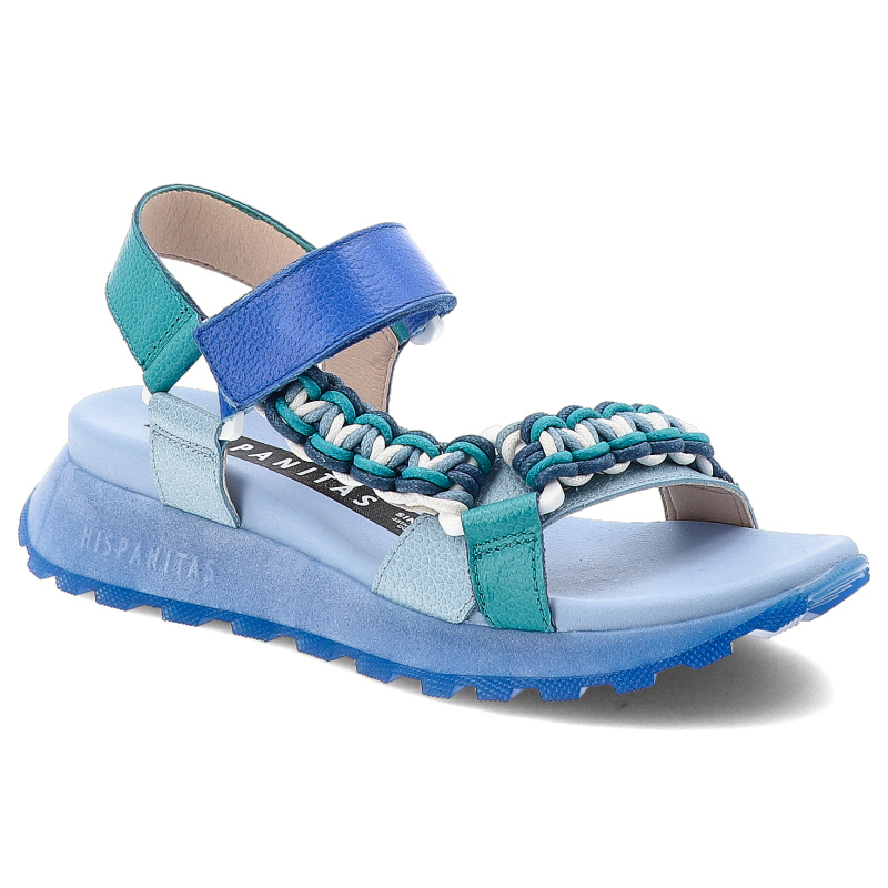 Niebieskie Sandały Hispanitas Stylowe Obuwie Damskie
