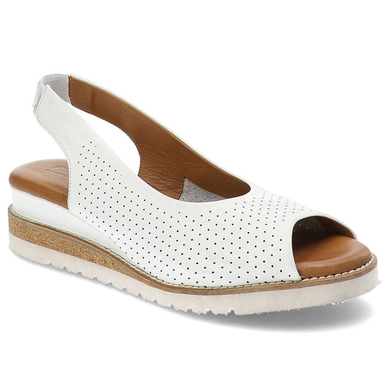 Białe Sandały Artiker Modne Obuwie Damskie