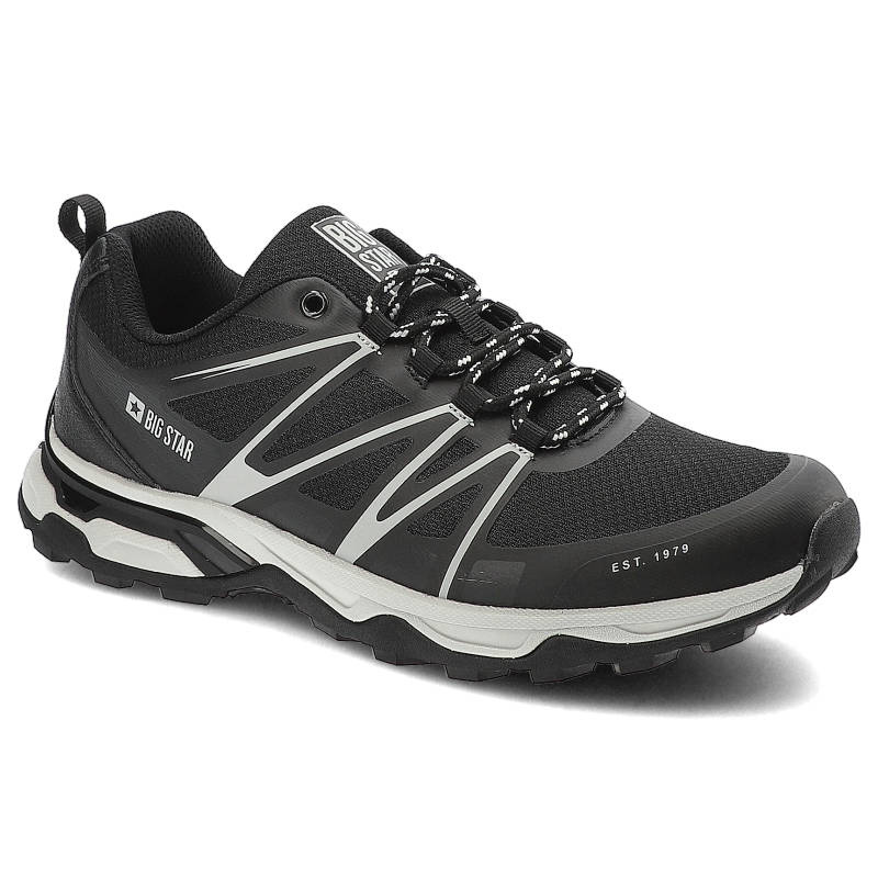 Czarne Trekkingi Big Star Wygodne Buty Męskie