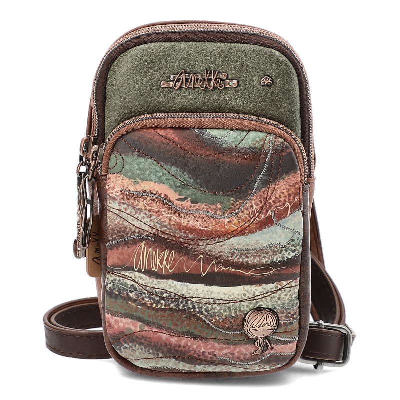 Zielona Damska Torebka Na Ramię Anekke