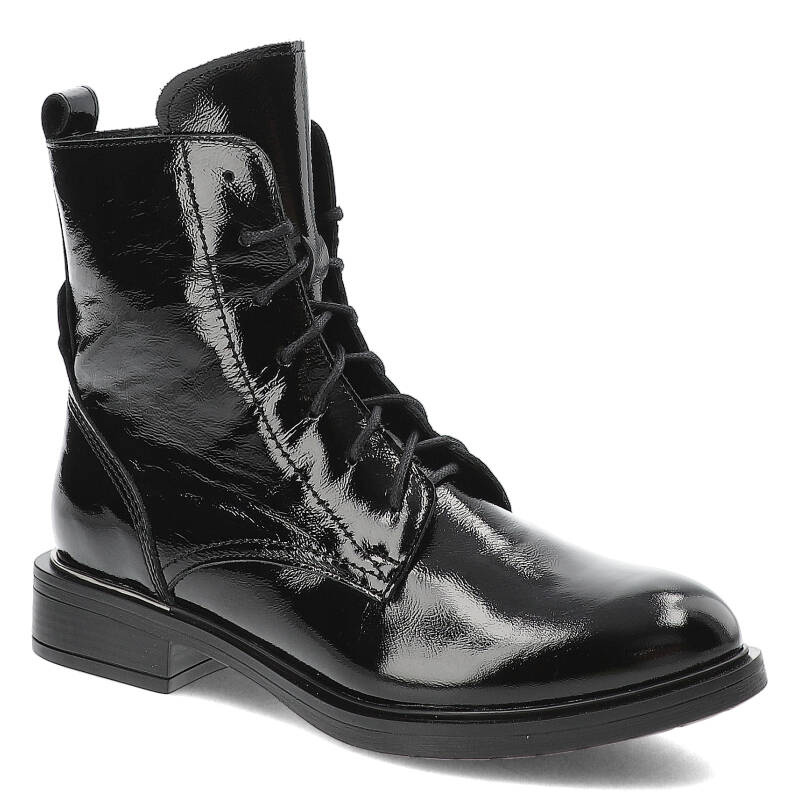 Czarne Botki Lemar Eleganckie Buty Damskie