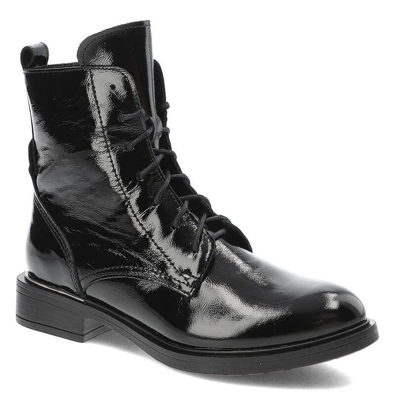 Czarne Botki Lemar Eleganckie Buty Damskie