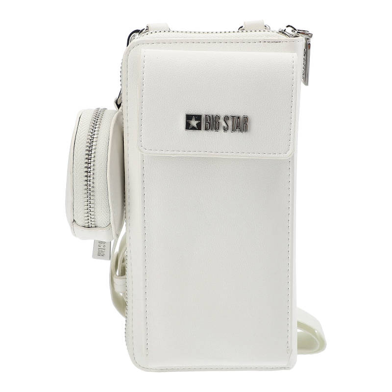Biała Torebka Big Star Damska Mała Saszetka