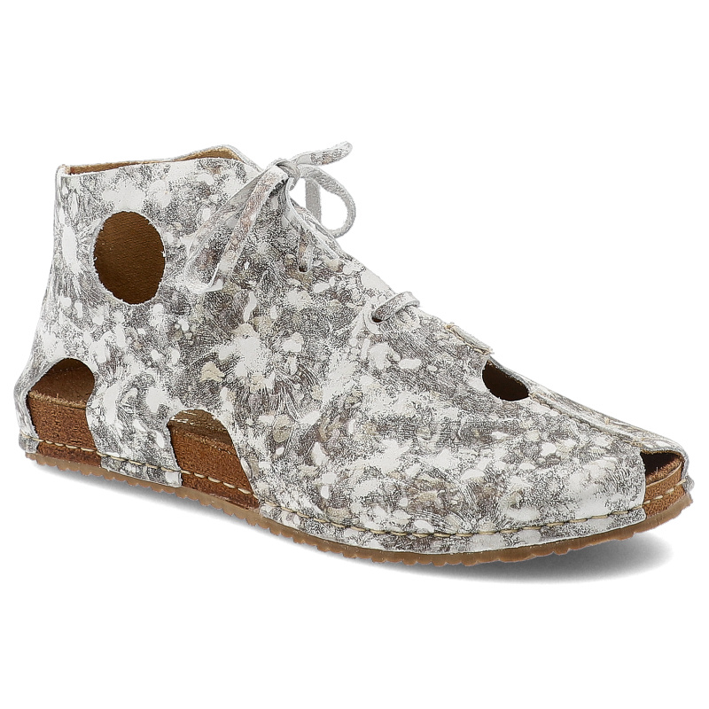 Białe Trzewiki Maciejka Stylowe Wygodne Obuwie Damskie