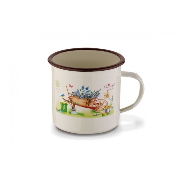 Kubek emaliowany 700 ml Garden
