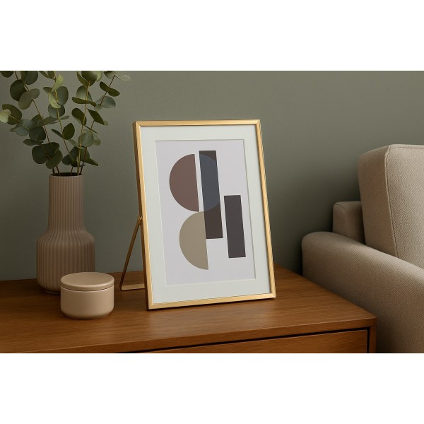 Ramka na zdjęcia 20,5x25,5 cm złota duża