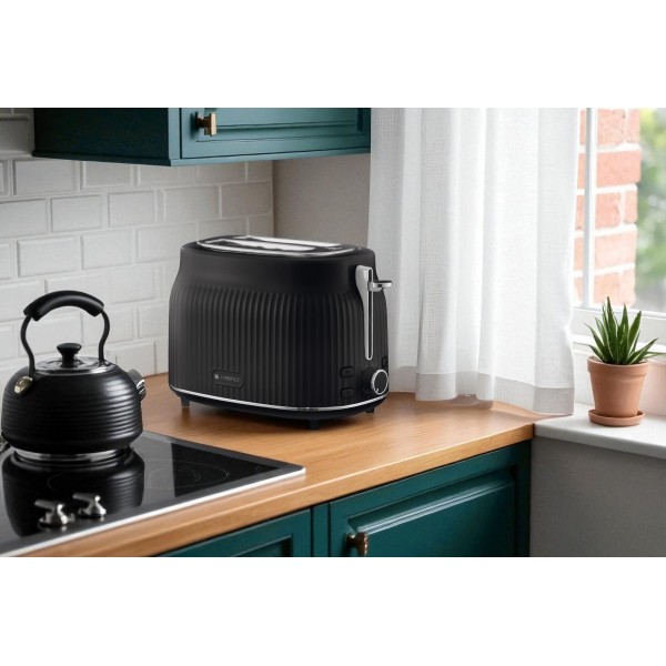 Toster na dwie kromki AMBITION ELECTRO VINTAGE czarny