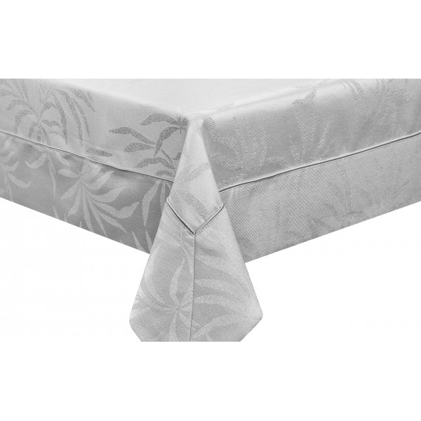 Obrus "POLONIA" 140/210 cm white silver