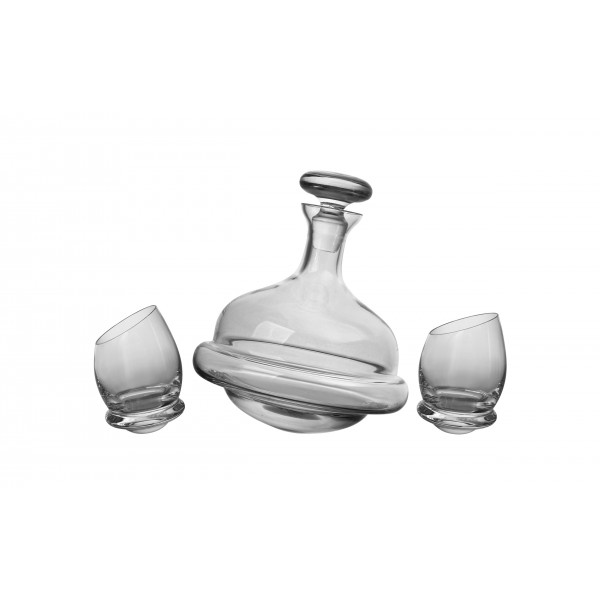 Komplet do whisky karafka 750 ml + 2 szklanki 200 ml Roly-Poly