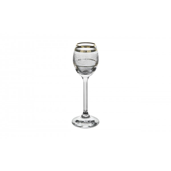 Zestaw 6 kieliszków do likieru 50 ml Dolce Vita Gold