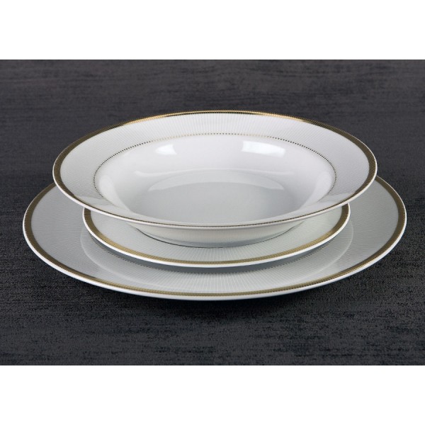 Komplet talerzy 6/18 Marcello Gold