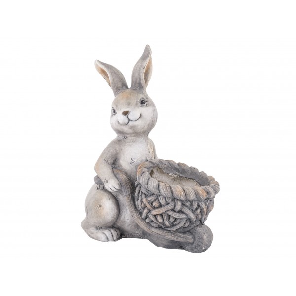 Figurka Zając 43 cm z osłonką