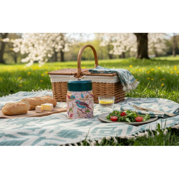 Termos obiadowy 0,5 L Ibili 721450R turkusowo-różowy