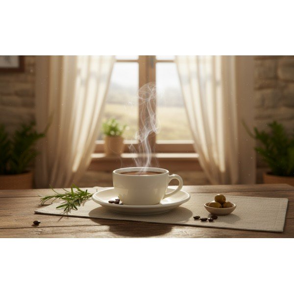 Filiżanka porcelanowa 250 ml + spodek Milena