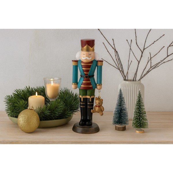 Figurka świąteczna Dziadek do orzechów 21 cm