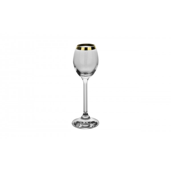 Zestaw 6 Kieliszków do likieru 50ml Golden Line