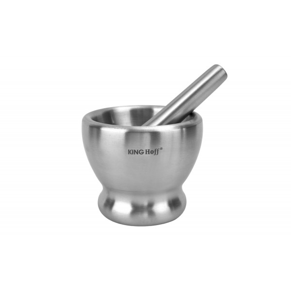 Moździerz z ubijakiem stal nierdzewna