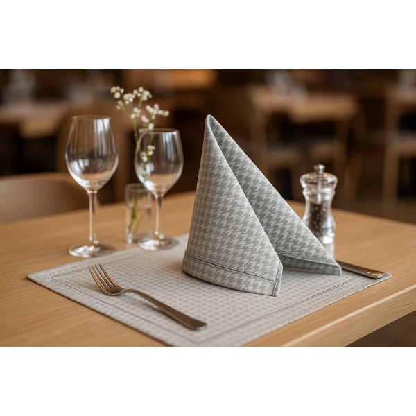 Serwetka 35x45 cm Kent 007 jasny szary